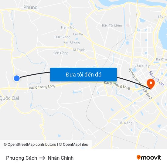 Phượng Cách to Nhân Chính map