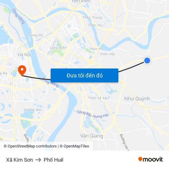 Xã Kim Sơn to Phố Huế map