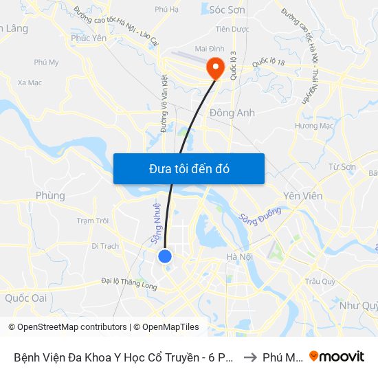 Công Ty Miwon - Phạm Hùng to Phú Minh map