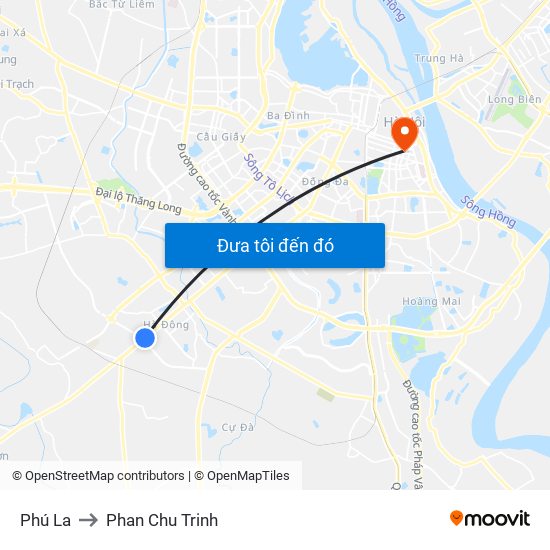 Phú La to Phan Chu Trinh map