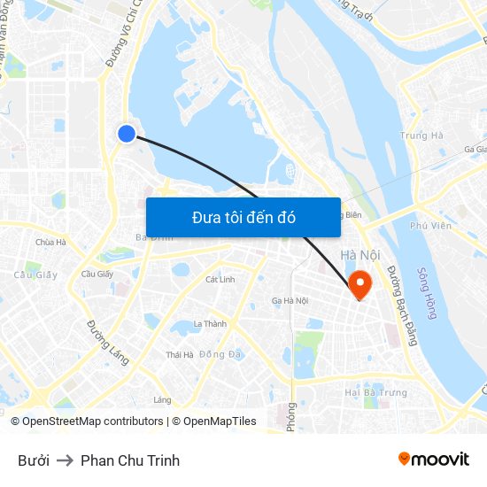Bưởi to Phan Chu Trinh map