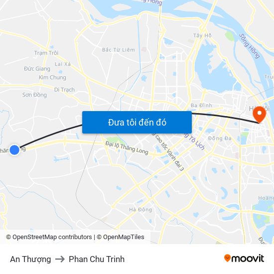 An Thượng to Phan Chu Trinh map