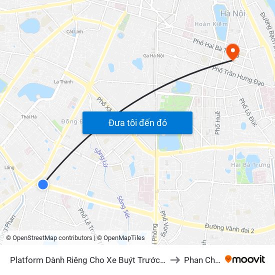 Platform Dành Riêng Cho Xe Buýt Trước Nhà 604 Trường Chinh to Phan Chu Trinh map