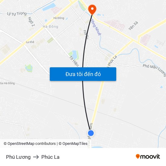 Phú Lương to Phúc La map