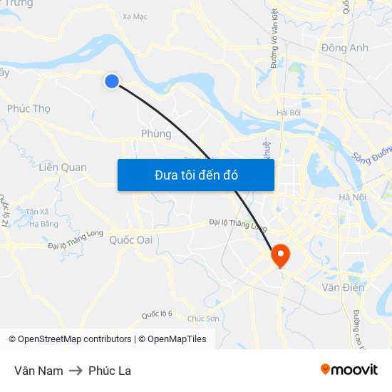 Vân Nam to Phúc La map