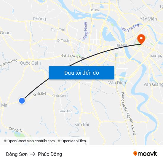 Đông Sơn to Phúc Đồng map