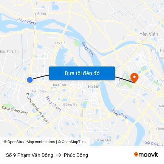 Trường Phổ Thông Hermam Gmeiner - Phạm Văn Đồng to Phúc Đồng map