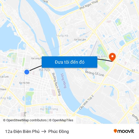 12a Điện Biên Phủ to Phúc Đồng map