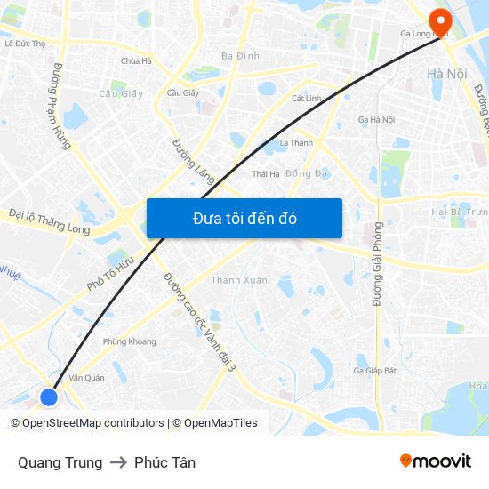 Quang Trung to Phúc Tân map