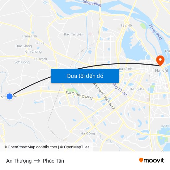 An Thượng to Phúc Tân map