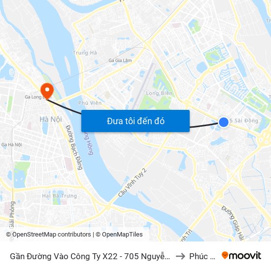 Gần Đường Vào Công Ty X22 - 705 Nguyễn Văn Linh to Phúc Tân map