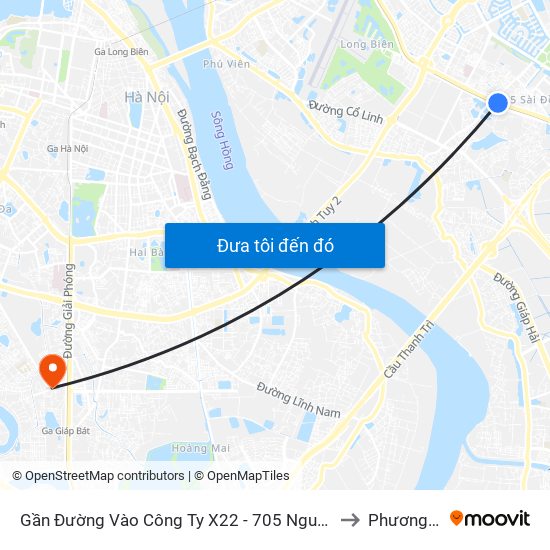 Gần Đường Vào Công Ty X22 - 705 Nguyễn Văn Linh to Phương Liệt map