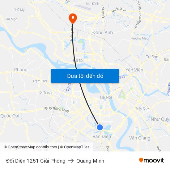 Đối Diện 1251 Giải Phóng to Quang Minh map