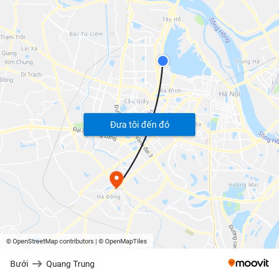 Bưởi to Quang Trung map