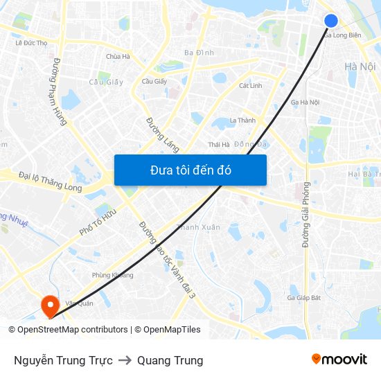 Nguyễn Trung Trực to Quang Trung map