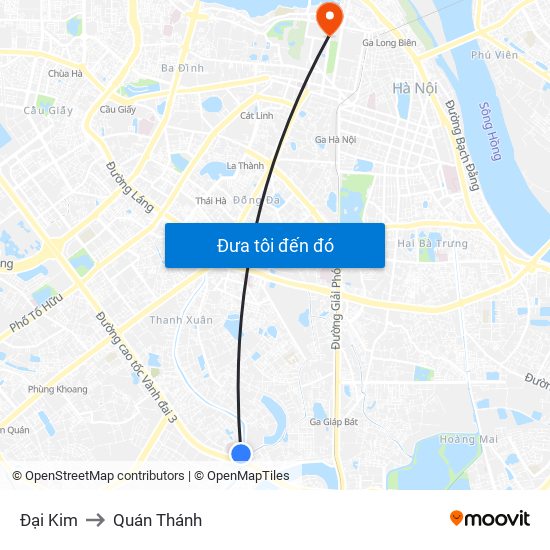 Đại Kim to Quán Thánh map