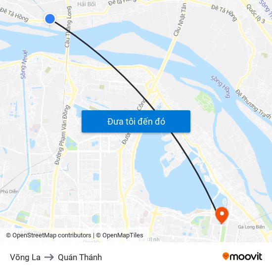 Võng La to Quán Thánh map