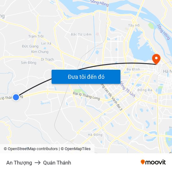An Thượng to Quán Thánh map