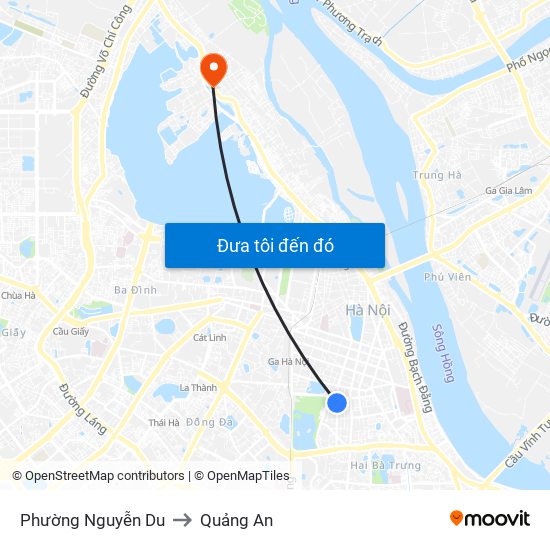 Phường Nguyễn Du to Quảng An map
