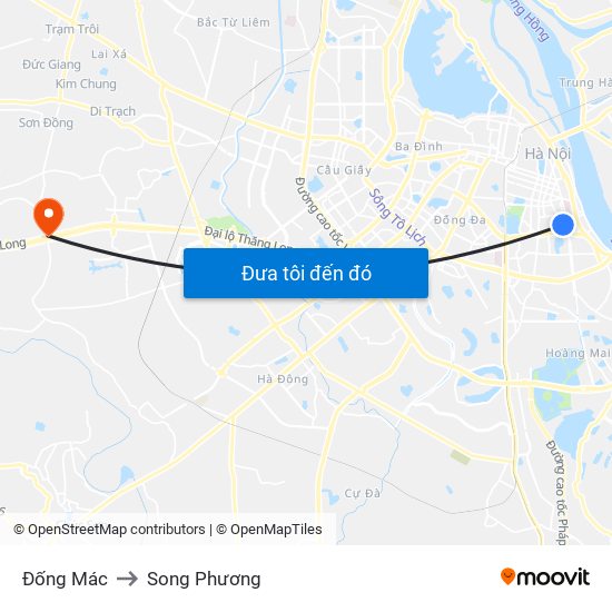 Đống Mác to Song Phương map