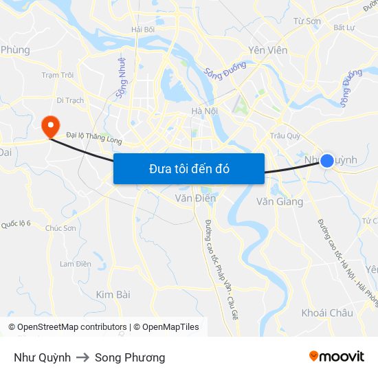 Như Quỳnh to Song Phương map