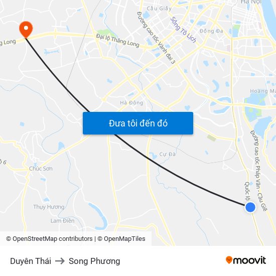 Duyên Thái to Song Phương map