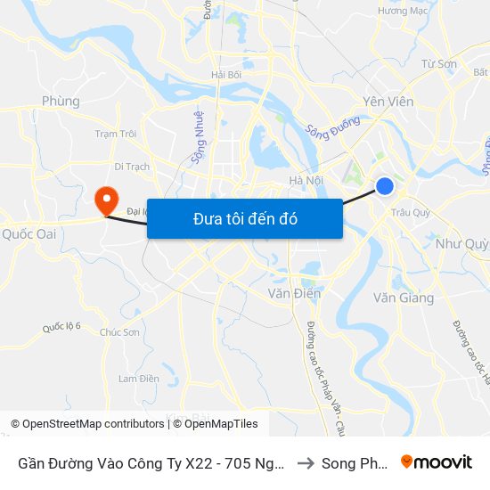 Gần Đường Vào Công Ty X22 - 705 Nguyễn Văn Linh to Song Phương map