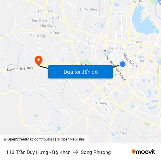 113 Trần Duy Hưng - Bộ Khcn to Song Phương map