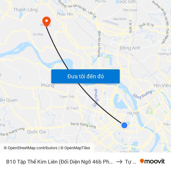 B10 Tập Thể Kim Liên (Đối Diện Ngõ 46b Phạm Ngọc Thạch) to Tự Lập map