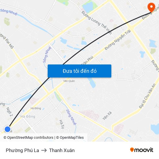 Phường Phú La to Thanh Xuân map