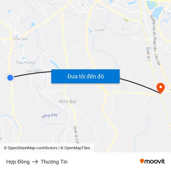 Hợp Đồng to Thường Tín map