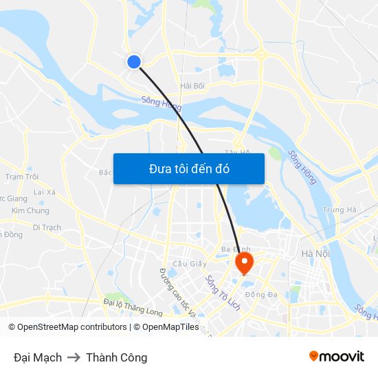 Đại Mạch to Thành Công map