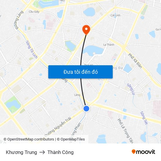 Khương Trung to Thành Công map