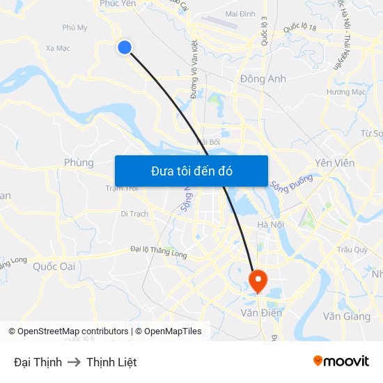 Đại Thịnh to Thịnh Liệt map