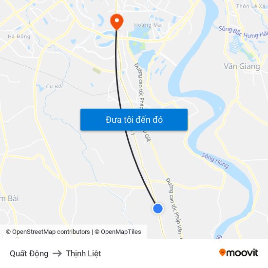 Quất Động to Thịnh Liệt map