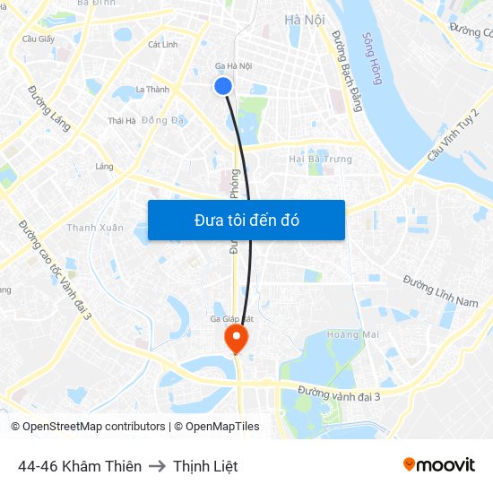 78-80a Khâm Thiên (Đối Diện 71) to Thịnh Liệt map