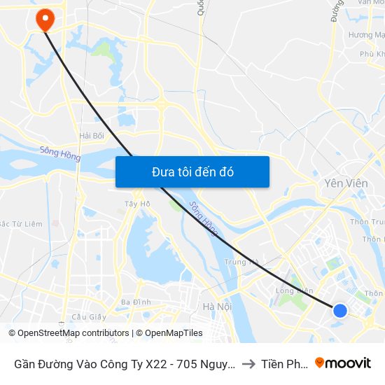 Gần Đường Vào Công Ty X22 - 705 Nguyễn Văn Linh to Tiền Phong map