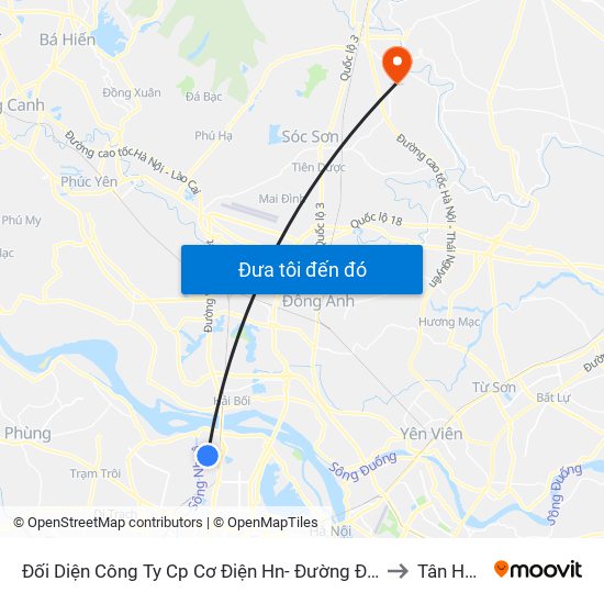 Đối Diện Công Ty Cp Cơ Điện Hn- Đường Đức Thắng to Tân Hưng map