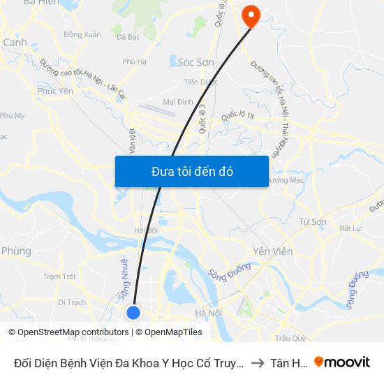 Nhà Máy Nước Mai Dịch - Phạm Hùng to Tân Hưng map