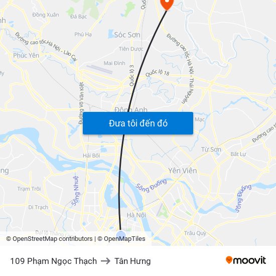 109 Phạm Ngọc Thạch to Tân Hưng map