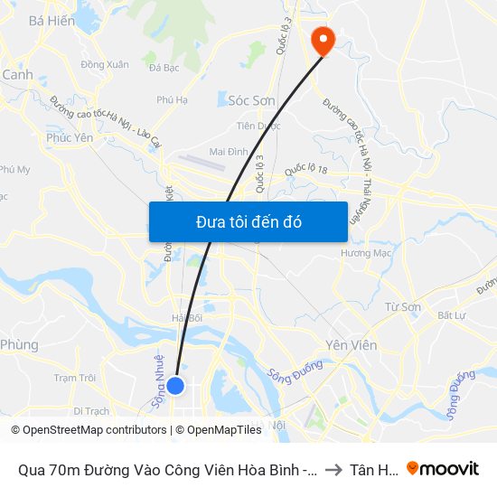 Qua 70m Đường Vào Công Viên Hòa Bình - Phạm Văn Đồng to Tân Hưng map