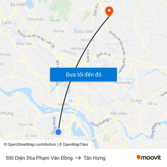 Đối Diện 36a Phạm Văn Đồng to Tân Hưng map
