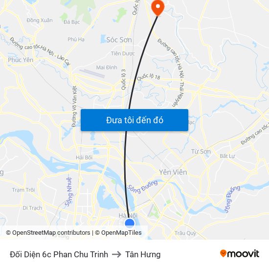 Đối Diện 6c Phan Chu Trinh to Tân Hưng map