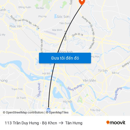 113 Trần Duy Hưng - Bộ Khcn to Tân Hưng map