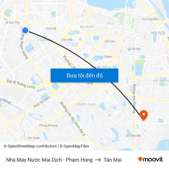 Đối Diện Bệnh Viện Đa Khoa Y Học Cổ Truyền - Phạm Hùng to Tân Mai map