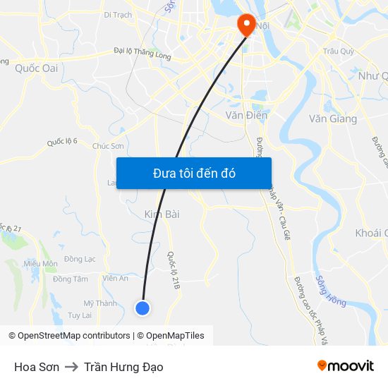 Hoa Sơn to Trần Hưng Đạo map