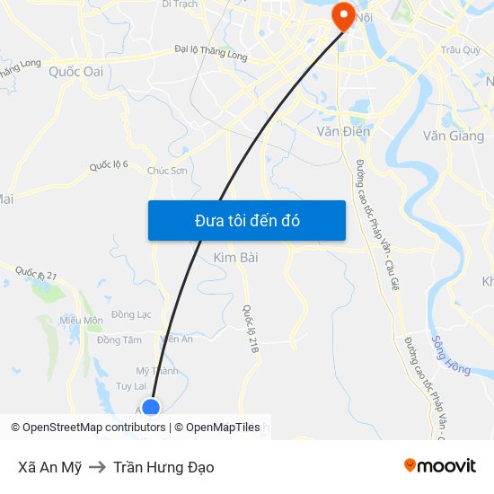 Xã An Mỹ to Trần Hưng Đạo map