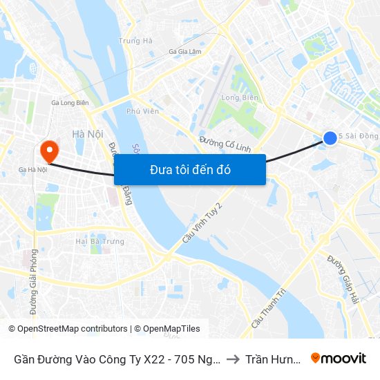 Gần Đường Vào Công Ty X22 - 705 Nguyễn Văn Linh to Trần Hưng Đạo map