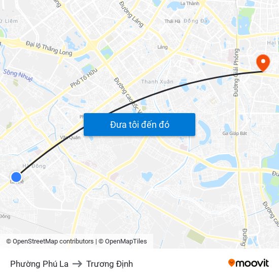 Phường Phú La to Trương Định map