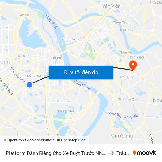 Platform Dành Riêng Cho Xe Buýt Trước Nhà 604 Trường Chinh to Trâu Quỳ map